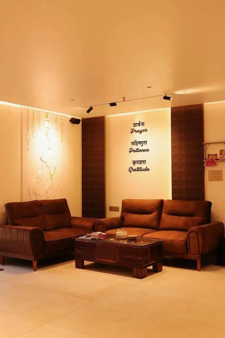 Waiting lounge at Sai Dental Studio